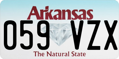 AR license plate 059VZX