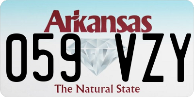 AR license plate 059VZY