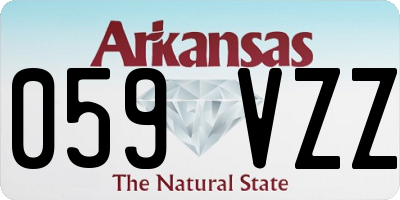 AR license plate 059VZZ