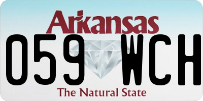 AR license plate 059WCH