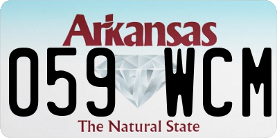 AR license plate 059WCM
