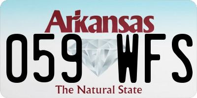 AR license plate 059WFS