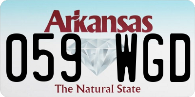 AR license plate 059WGD