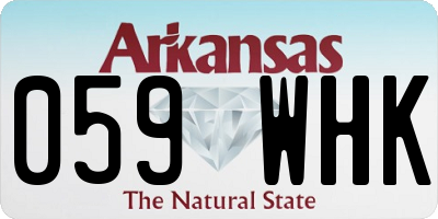 AR license plate 059WHK