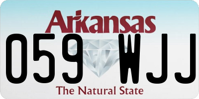 AR license plate 059WJJ