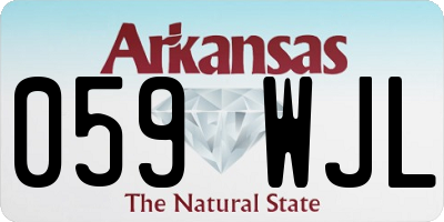 AR license plate 059WJL
