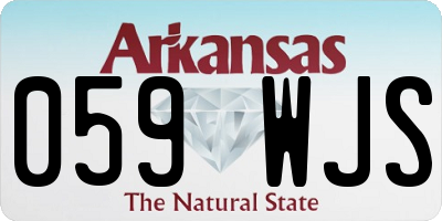 AR license plate 059WJS