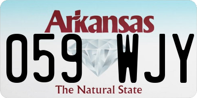 AR license plate 059WJY