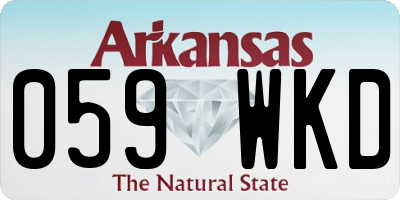 AR license plate 059WKD