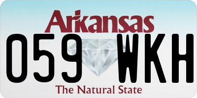 AR license plate 059WKH