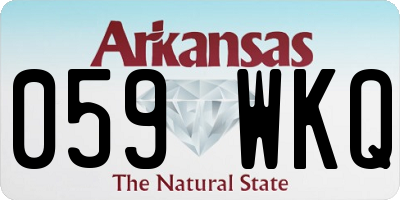 AR license plate 059WKQ