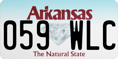 AR license plate 059WLC