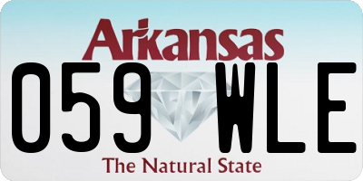 AR license plate 059WLE