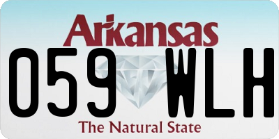 AR license plate 059WLH