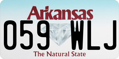 AR license plate 059WLJ