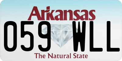 AR license plate 059WLL