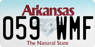 AR license plate 059WMF
