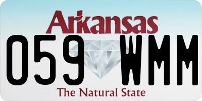 AR license plate 059WMM