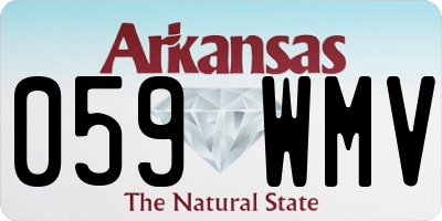 AR license plate 059WMV