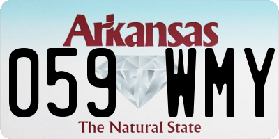 AR license plate 059WMY