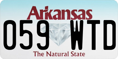AR license plate 059WTD
