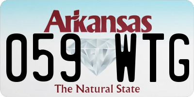 AR license plate 059WTG