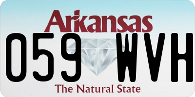 AR license plate 059WVH