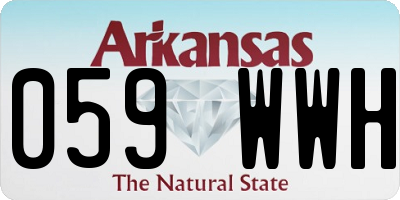 AR license plate 059WWH