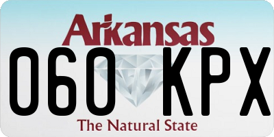 AR license plate 060KPX