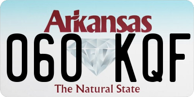 AR license plate 060KQF