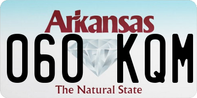 AR license plate 060KQM