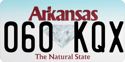 AR license plate 060KQX