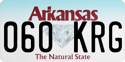 AR license plate 060KRG