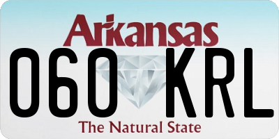 AR license plate 060KRL