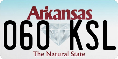 AR license plate 060KSL