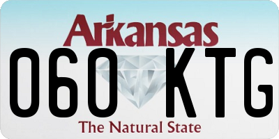 AR license plate 060KTG