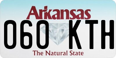 AR license plate 060KTH