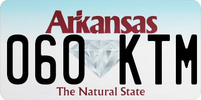 AR license plate 060KTM