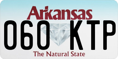 AR license plate 060KTP