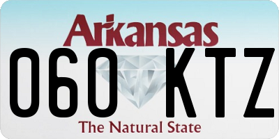 AR license plate 060KTZ
