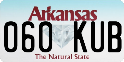 AR license plate 060KUB