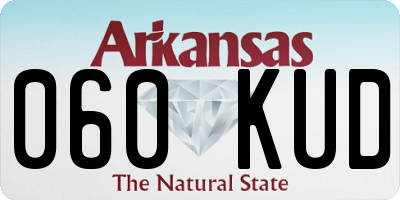 AR license plate 060KUD