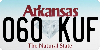 AR license plate 060KUF