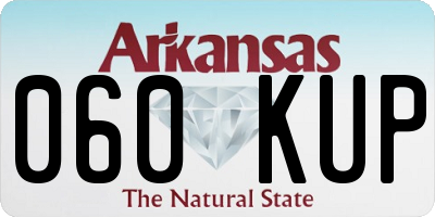 AR license plate 060KUP