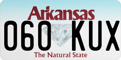 AR license plate 060KUX