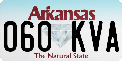 AR license plate 060KVA