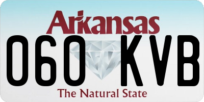 AR license plate 060KVB