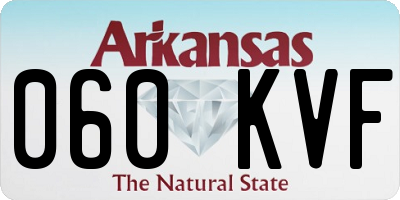 AR license plate 060KVF