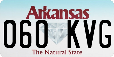 AR license plate 060KVG