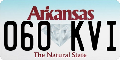 AR license plate 060KVI